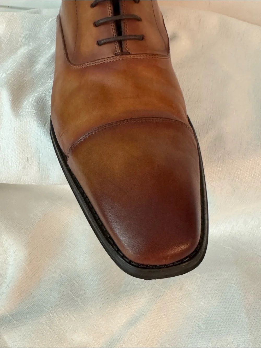 Magnanni Flex Cognac Cap-Toe Derby Oxfords style 24316